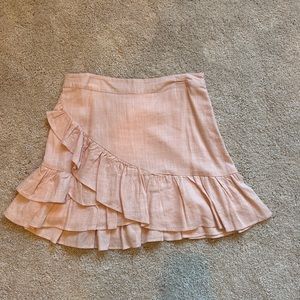 Pink Ruffled Altard State Skirt